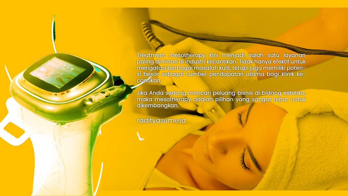 Treatment Mesotherapy untuk Klinik Kecantikan: Peluang Bisnis Menjanjikan dengan Alat Profesional