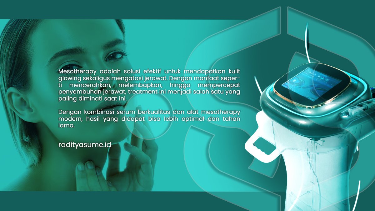 Manfaat Mesotherapy untuk Glowing & Jerawat, Solusi Kulit Sehat dari Dalam