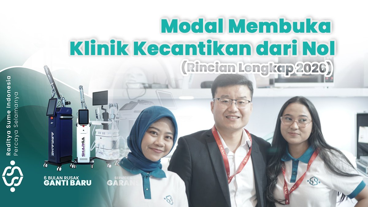 Modal Membuka Klinik Kecantikan dari Nol (Rincian Lengkap 2026)