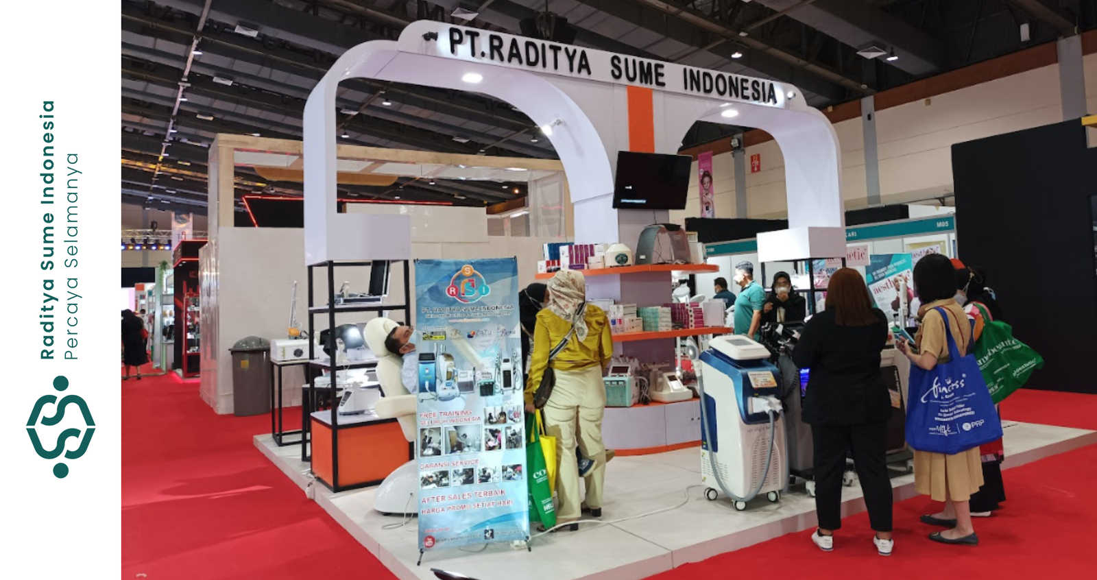 Pameran Alat Kecantikan Raditya Sume Indonesia