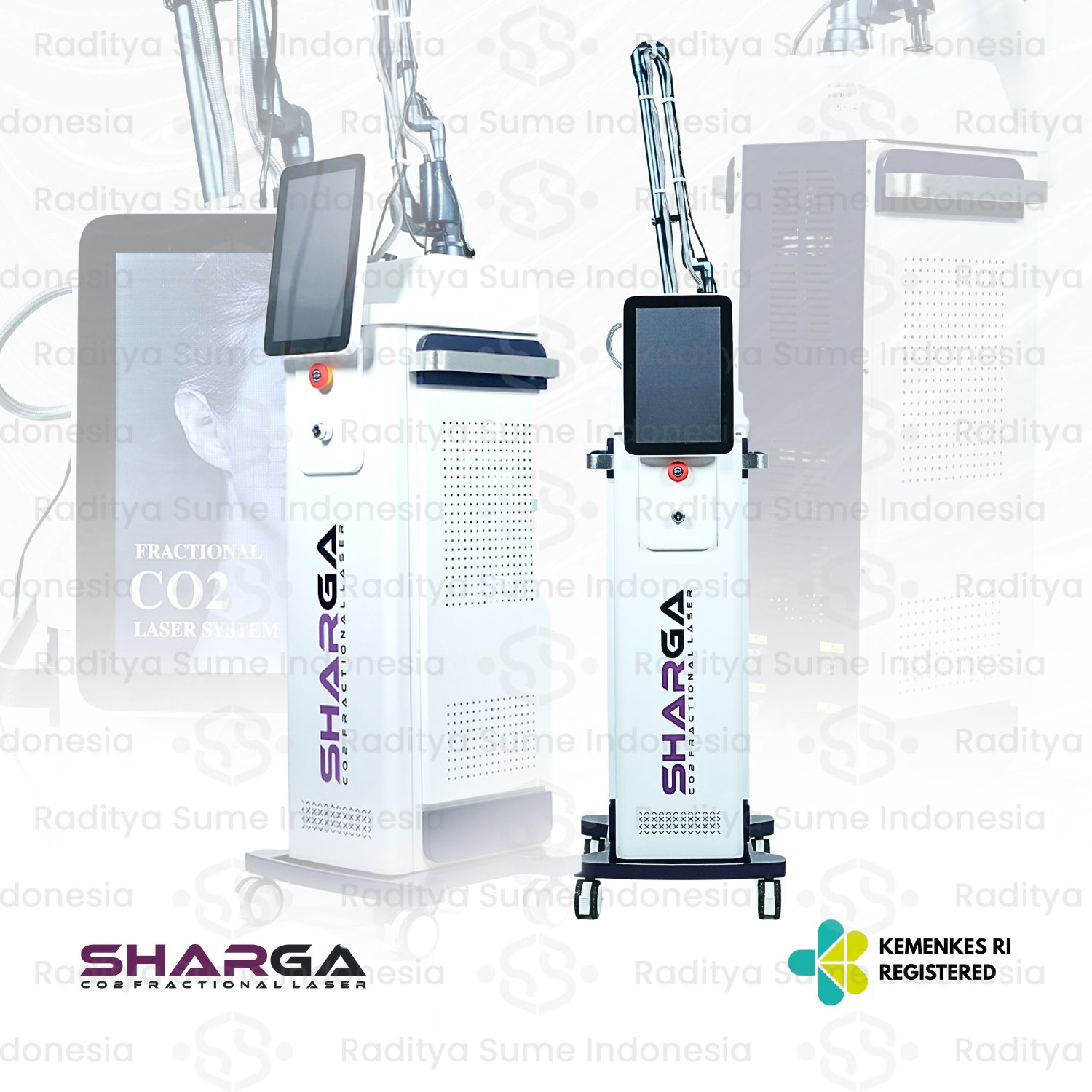 SHARGA CO2 Fractional Laser Glass Tube