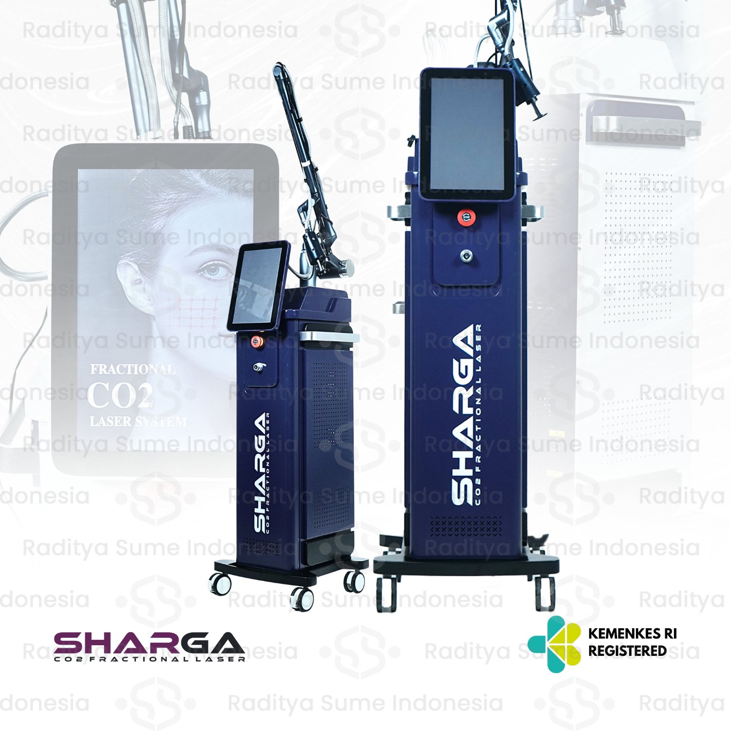 SHARGA CO2 Fractional Laser RF Tube