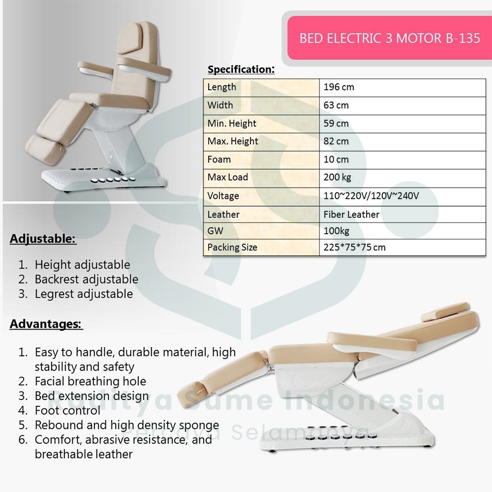 Bed Electric 3 Motor Raditya Sume Indonesia