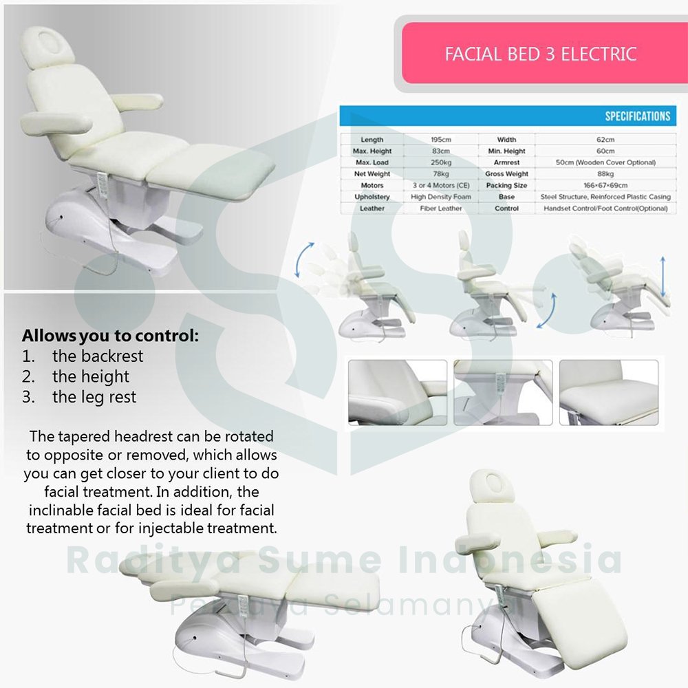 Bed Electric 3 Motor Raditya Sume Indonesia
